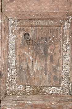 cracked textured wood plank, full of debris