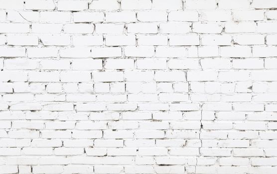 Old brick wall with white bricks