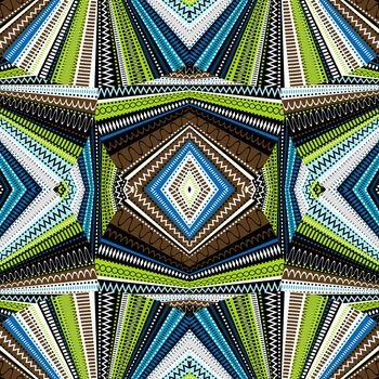 Ethnic background, abstract kaleidoscope