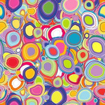 Background with colored circles