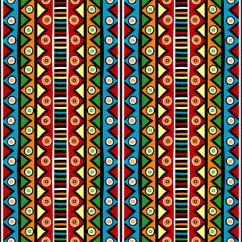 Ethnci motifs in various colors