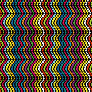 Colorful background seamless made of dots