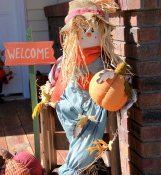 Halloween decoration on display outdoors.