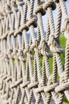 climbing ropes close up