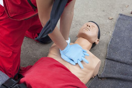 CPR training 