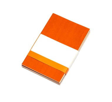 Mini pocket note book isolated on white background