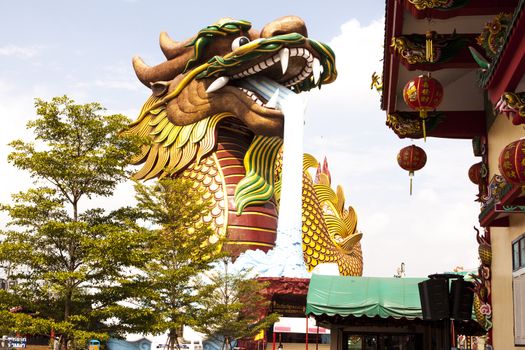 A dragon at large Located at Suphanburi