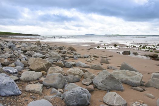 rocky beal beach on the wild atlantic way in county Kerry Ireland