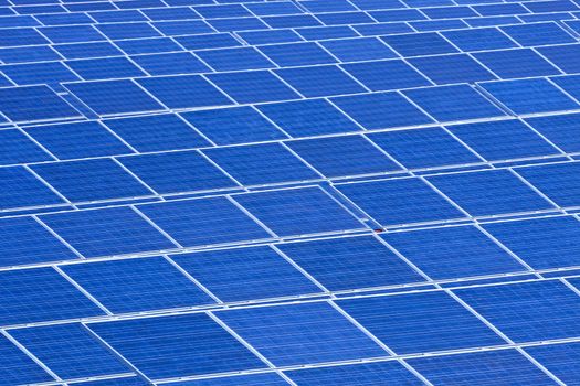 czech republic, bohemia - sunlight collectors at solar panel station