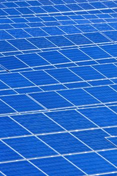 czech republic, bohemia - sunlight collectors at solar panel station