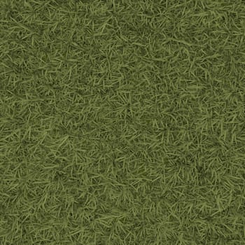 Green grass background made with computer graphics