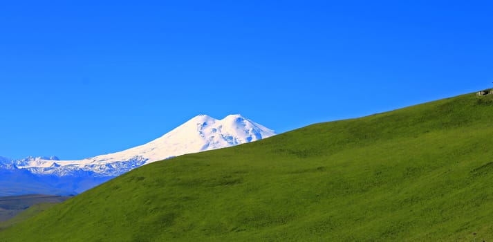 Elbrus mountain is highest peak of Europe