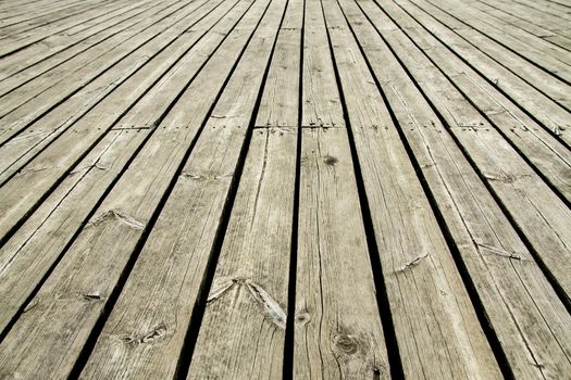 Old wooden dock background texture