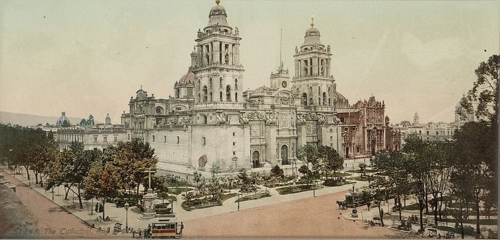 The cathedral, City of Mexico