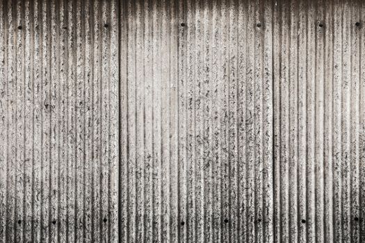 old and dirty Corrugated metal texture surface