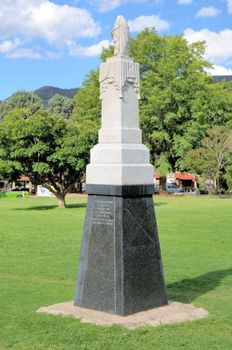 Obelisk in Clarens, South Africa, to commemorate the battle of Naauwpoort in 1865
