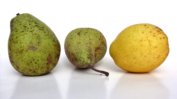 Bio pears and apple