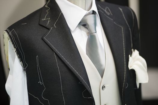 Ceremony handmade man Suit technique model