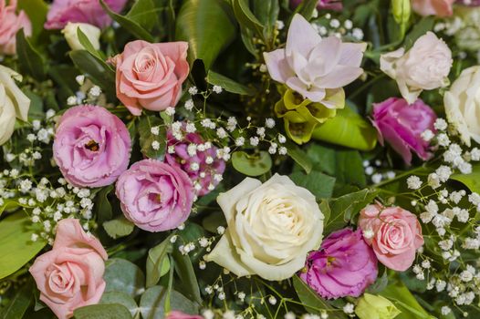 Decorative flower bouquet for wedding ceremony