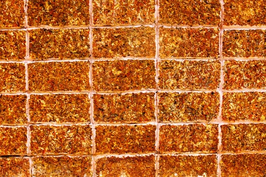 close up laterite block for background