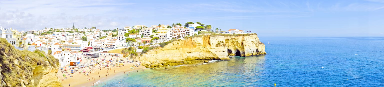 Panorama from Carvoeiro in Portugal