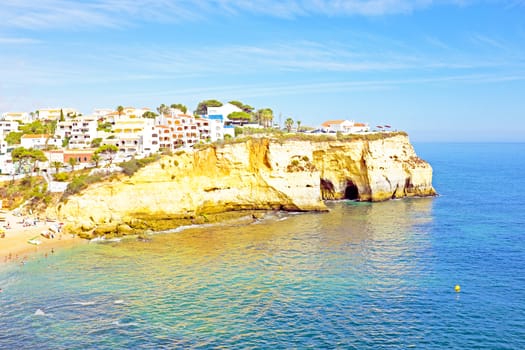The village Carvoeiro in Portugal
