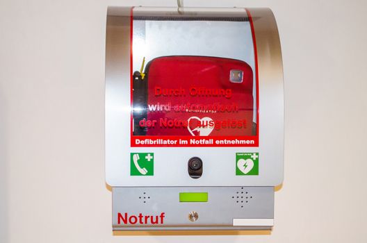 Automated External Defibrillator portable electronic life saver