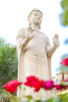 Standing Buddha taught as calm as calm.