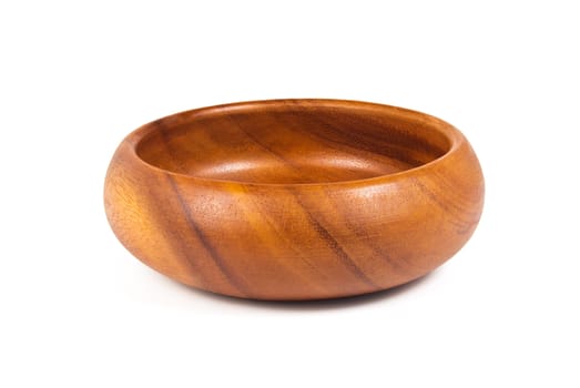 Bowl from a tree on a white background