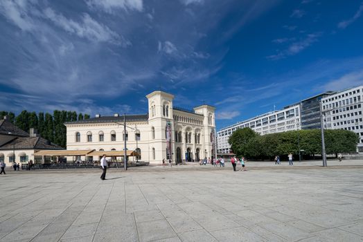 OSLO, NORWAY, AUGUST 13: Nobel Peace Centre (Nobels Fredssenter) on August 13, 2012 at Oslo, Norway.