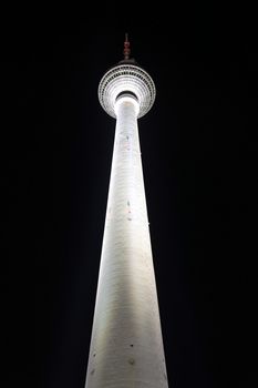 The Fernsehturm (TV Tower) is a television tower in central Berlin - Germany