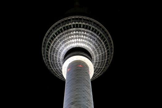 The Fernsehturm (TV Tower) is a television tower in central Berlin - Germany