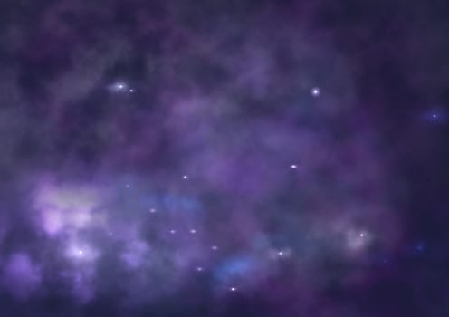 Small part of an infinite star field of space in the Universe. "Elements of this image furnished by NASA".