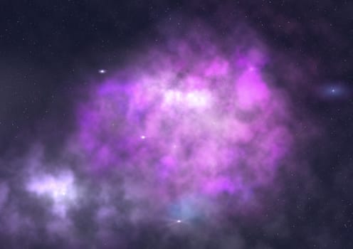 Small part of an infinite star field of space in the Universe. "Elements of this image furnished by NASA".
