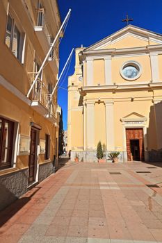 Saint Carl church in Carloforte, Sardinia, Italy