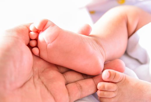 Baby feet newborn
