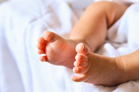 Baby feet newborn