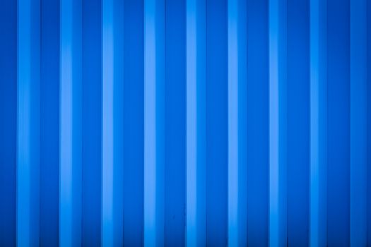 Blue rolling shutter door texture vertical lines