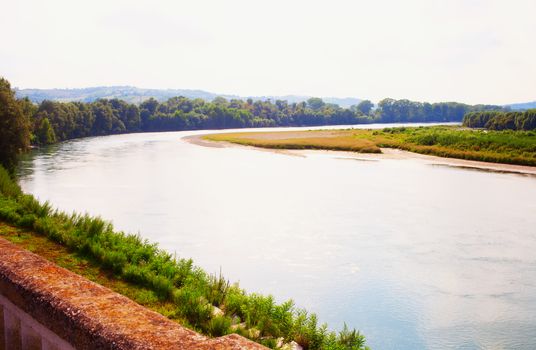 Bend of the river, a landscape view