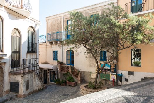 View of Castelmola very beautiful town in Sicily