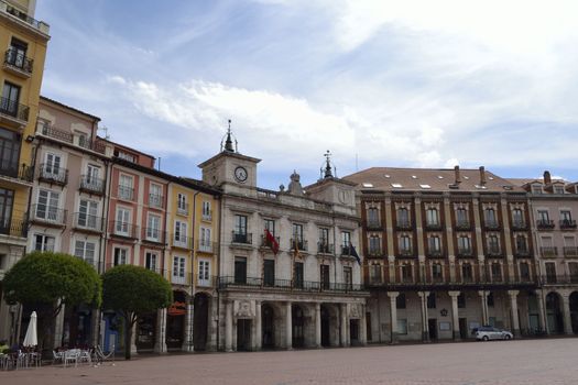 Plaza Mayor and city hall, Burgos, Spain