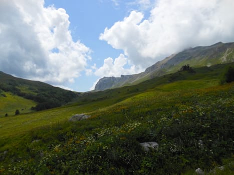 Mountains of the Caucasian natural reserve