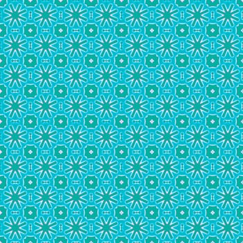Digital computer graphic - decorative seamless ornament in a bright colors for design.