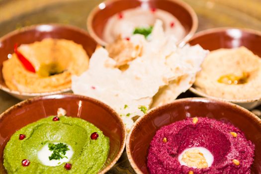 assorted of oriental food on the table