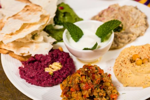 assorted of oriental food on the table