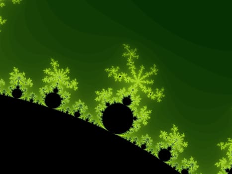 Digital computer graphic - rendering. Decorative background with fractal Mandelbrot for design.
