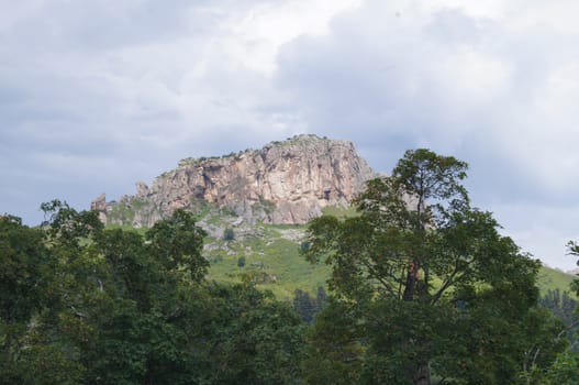 Mountains of the Caucasian natural reserve