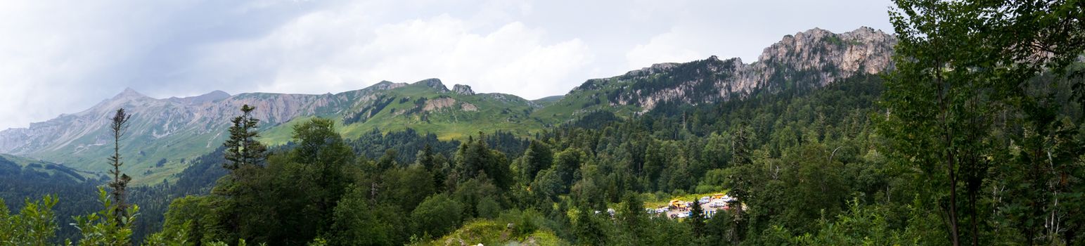 Mountains of the Caucasian natural reserve