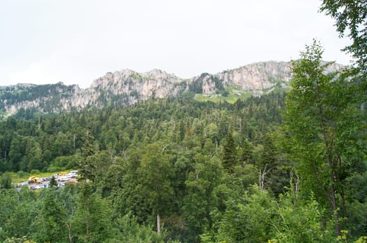 Mountains of the Caucasian natural reserve