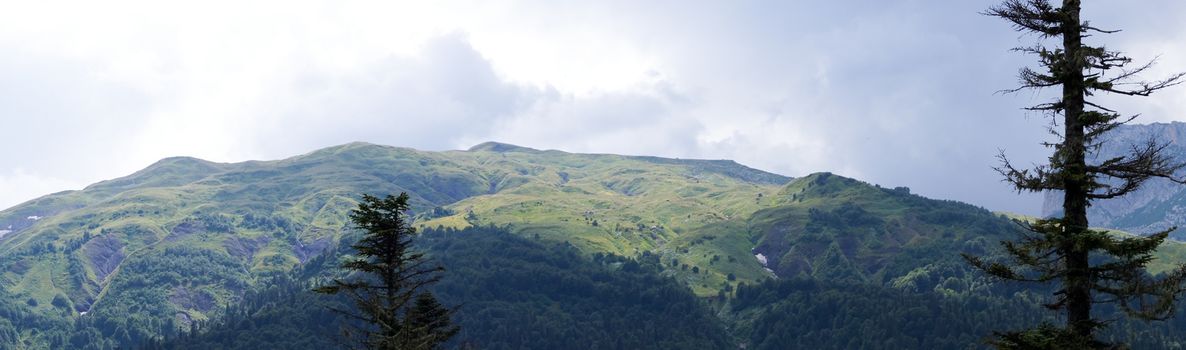 Mountains of the Caucasian natural reserve